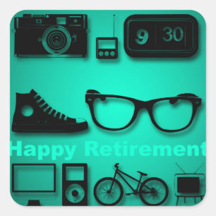 All Things you like Retirement Gifts Square Sticker