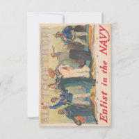 All Together! Enlist In The Navy WWI Poster