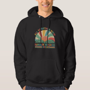 All Together Now Summer Reading 2023 Retro Sun Boo Hoodie