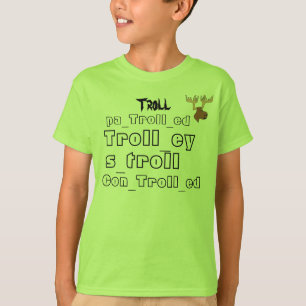 all troll words and iTrollArmy logo T-Shirt