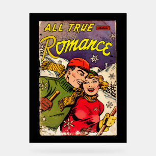All True Romance #3 - Vintage Comic Book Acrylic Sign