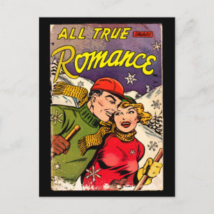 All True Romance #3 - Vintage Comic Book Postcard