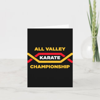 All Valley Karate Tournament December Event  Card