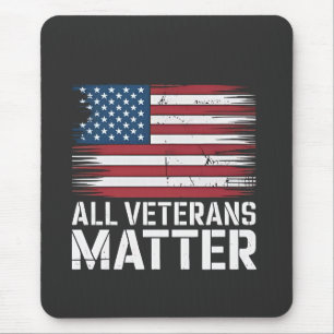 All Veteran Matter American 4th Of July Patriotic  Mouse Pad