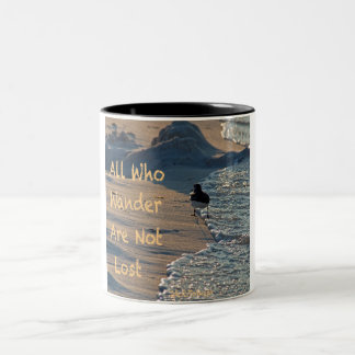 All Who Wander Two-Tone Coffee Mug