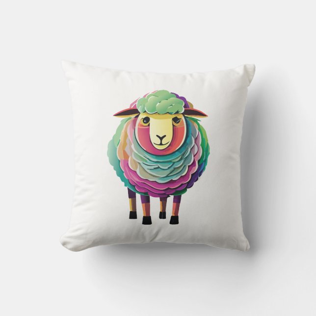 All Wool and a Yard Wide Throw Pillow (Front)