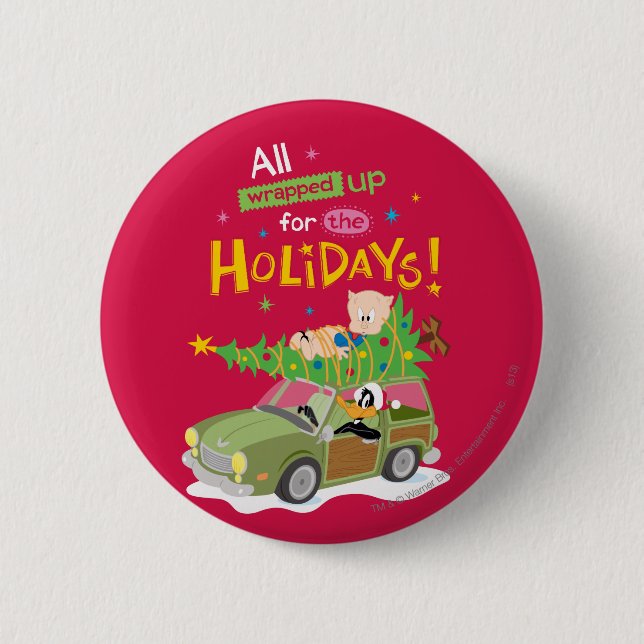 All Wrapped Up 2 Inch Round Button (Front)