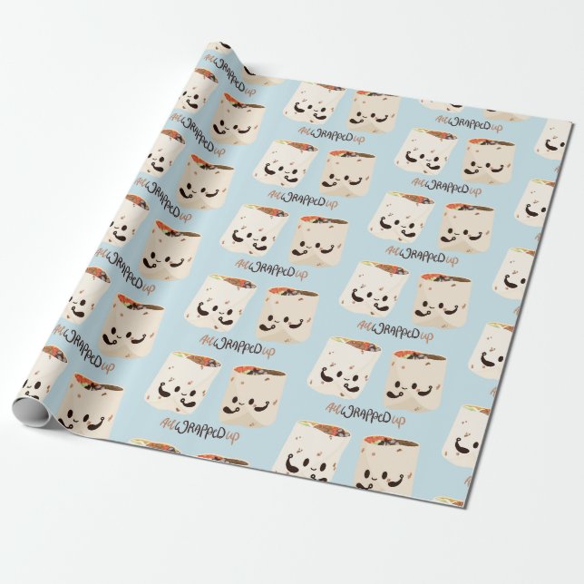 All Wrapped Up Wrapping Paper (Unrolled)