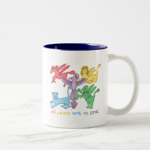 "All Years..." Two-Tone Mug (Navy Blue)