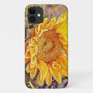 All Yellow Pretty Sunflower Art Phone Case