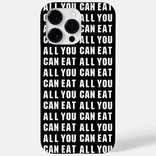 ALL YOU CAN EAT Case-Mate iPhone CASE (Back)