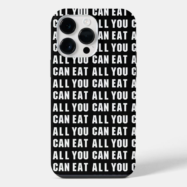 ALL YOU CAN EAT iPhone CASE (Back)