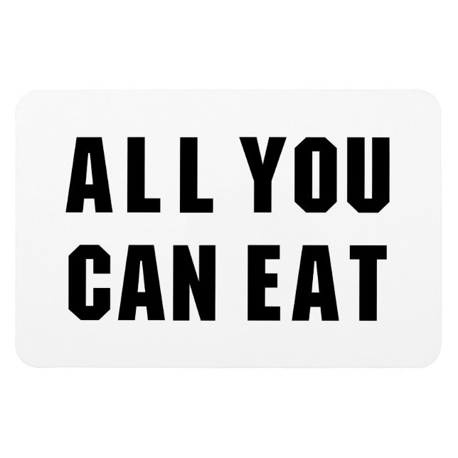 ALL YOU CAN EAT MAGNET (Horizontal)