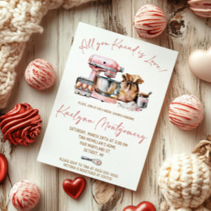 All You Knead is Love! Bridal Shower Baking Invitation