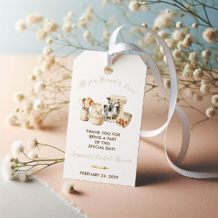 All You Knead is Love! Bridal Shower Welcome Sign Gift Tags