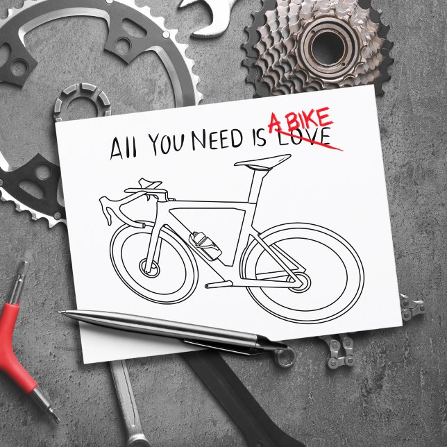All you need is a bike postcard (Creator Uploaded)