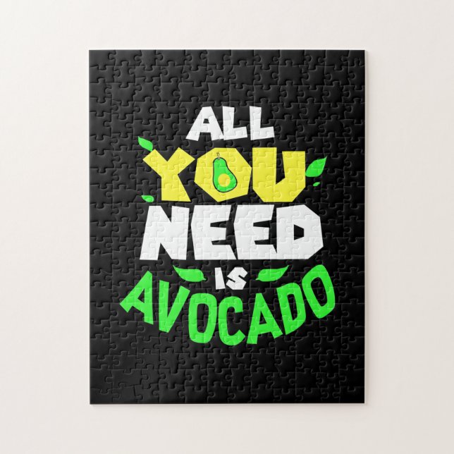 All You Need Is Avocado Jigsaw Puzzle (Vertical)