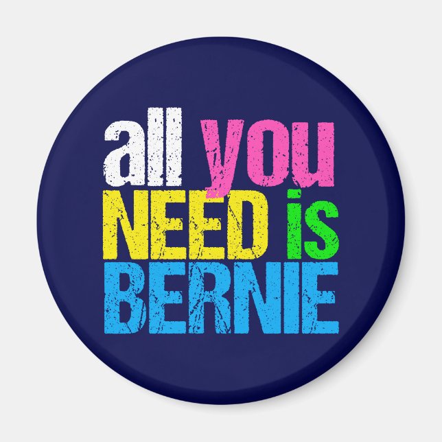 All You Need is Bernie Sanders 2020 Magnet (Front)
