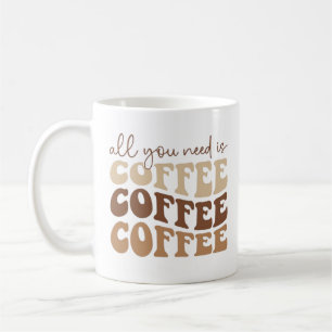 All you need is coffee. coffee mug