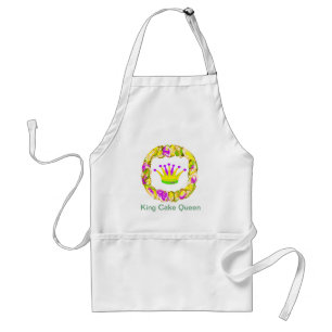 All You Need Is King Cake, King Cake Queen, Standard Apron