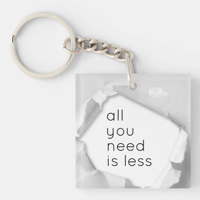 All you need is less keychain (Front)
