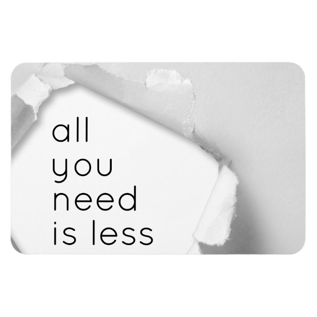 All you need is less magnet (Horizontal)