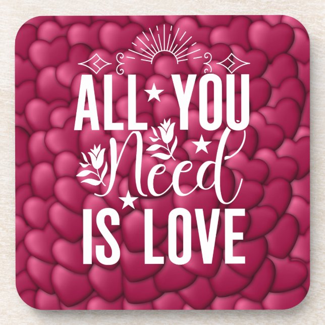 All You Need is Love-20230 Coaster (Front)