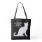 All you need is love and a cat cute black tote bag