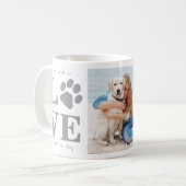 All You Need Is Love and a Dog Custom Photo Coffee Mug (Front Left)