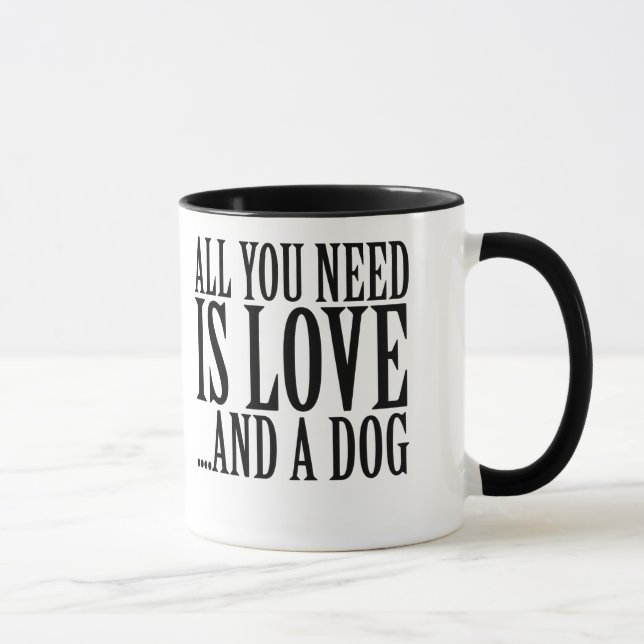 All you need is love and a dog mug (Right)