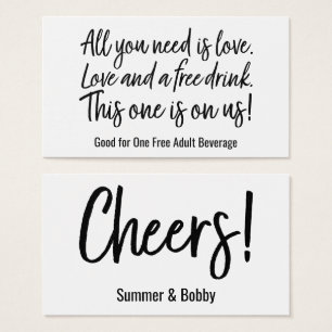 All You Need is Love And a Free Drink, Tickets