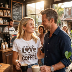 All you need is love and a good cup of coffee T-Shirt