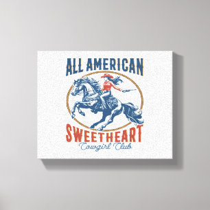 All You Need is Love and a Horse Canvas Print