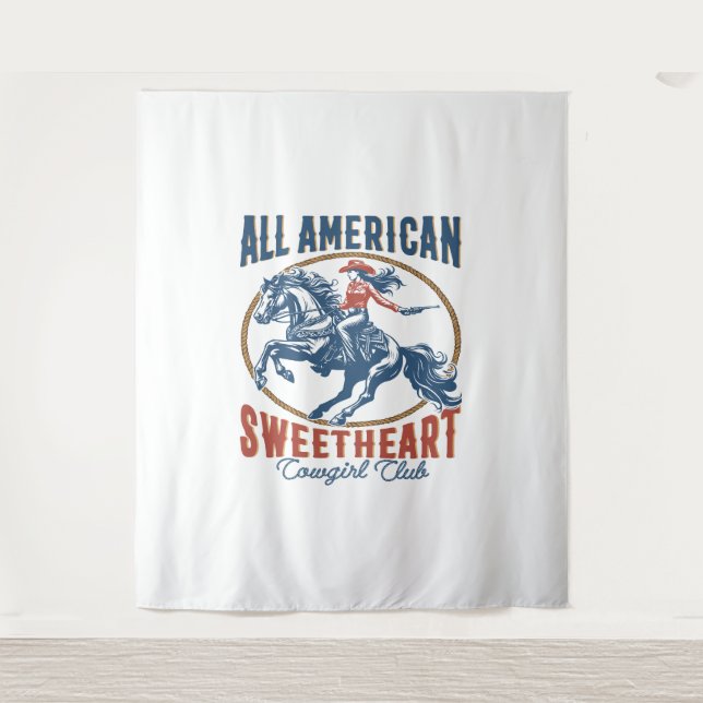 All You Need is Love and a Horse Tapestry (Front)