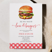 All You Need Is Love and Burgers Couples Shower
