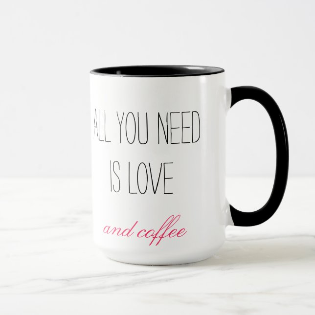 All you need is love and coffee mug (Right)