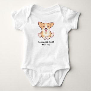 All you need is love and dog baby T-Shirt Bodysuit