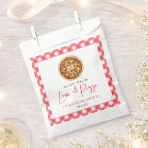 All You Need Is Love and Pizza Bridal Shower Favour Bag
