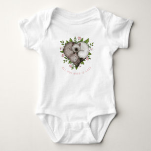 All you need is love baby bodysuit