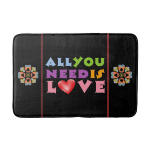 All You Need Is Love Bath Mat