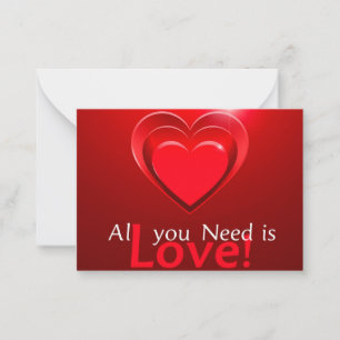 All you need is Love Card
