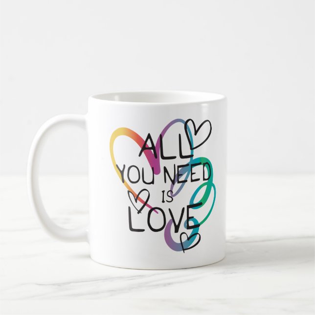 All You Need is Love Coffee Mug (Left)