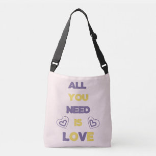 All you need is love  crossbody bag
