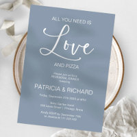 All You Need Is Love Dusty Blue Rehearsal Dinner