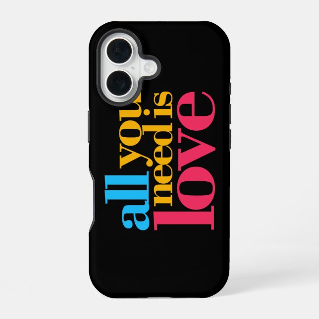 All you need is love iPhone 16 case (Back)
