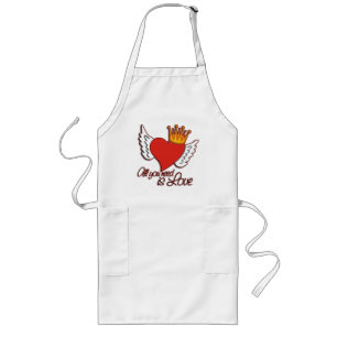 All You Need Is Love Long Apron