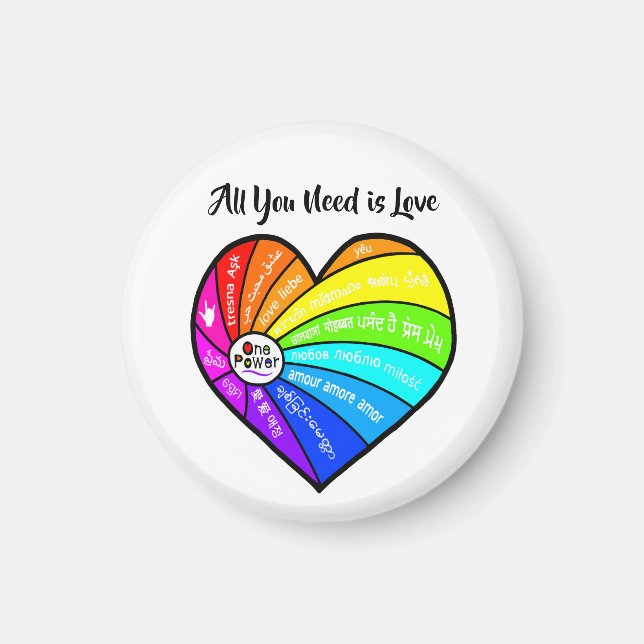 All You Need is Love Magnet (Front)