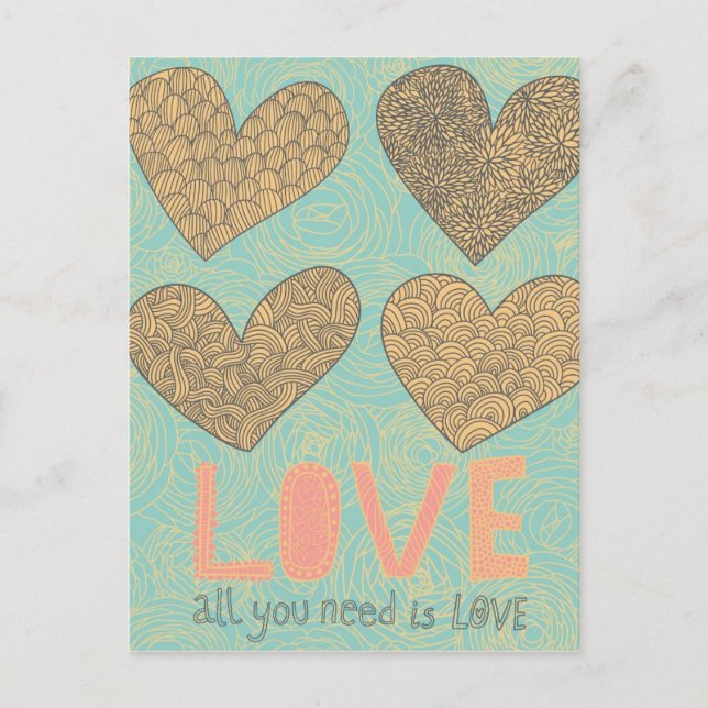 All You Need Is Love Postcard (Front)