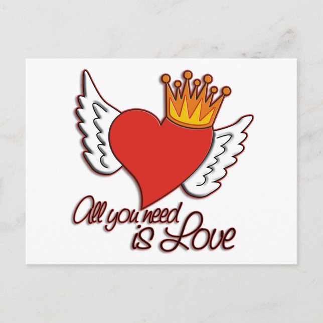 All You Need Is Love Postcard (Front)