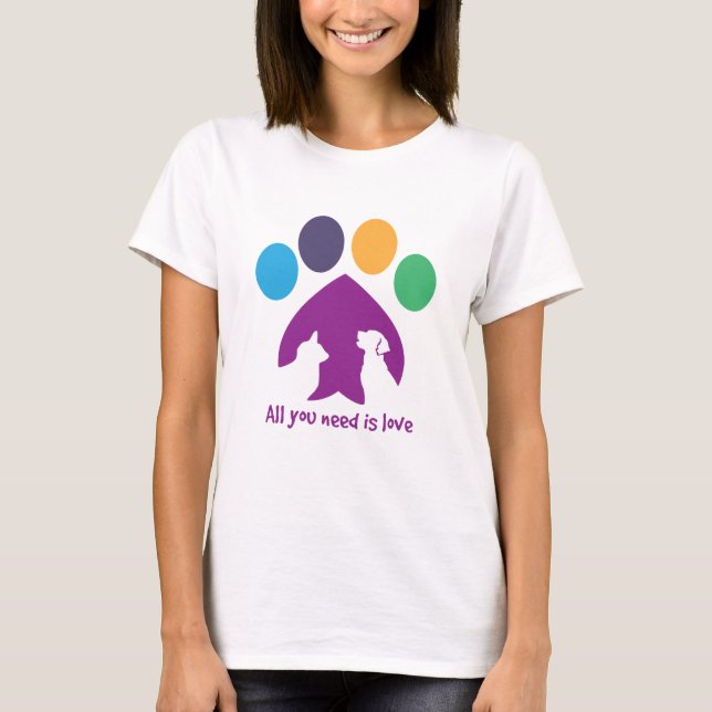 All you need is love T-Shirt (Front)